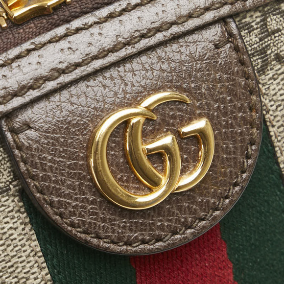 GUCCI Authentic Brown Leather Shoulder Bag - Picture 12 of 15